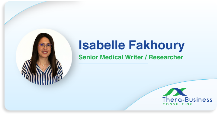 Thera-Business Welcomes Isabelle Fakhoury to the Medical Writing Team