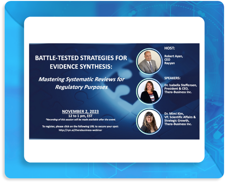 Battle-Tested Strategies for Evidence Synthesis